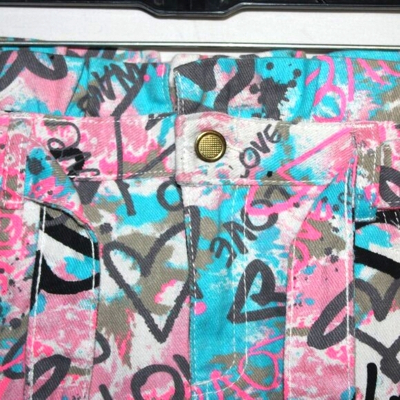 Graffiti Print Skirt – Size 10, 100% Cotton - Picture 3 of 8